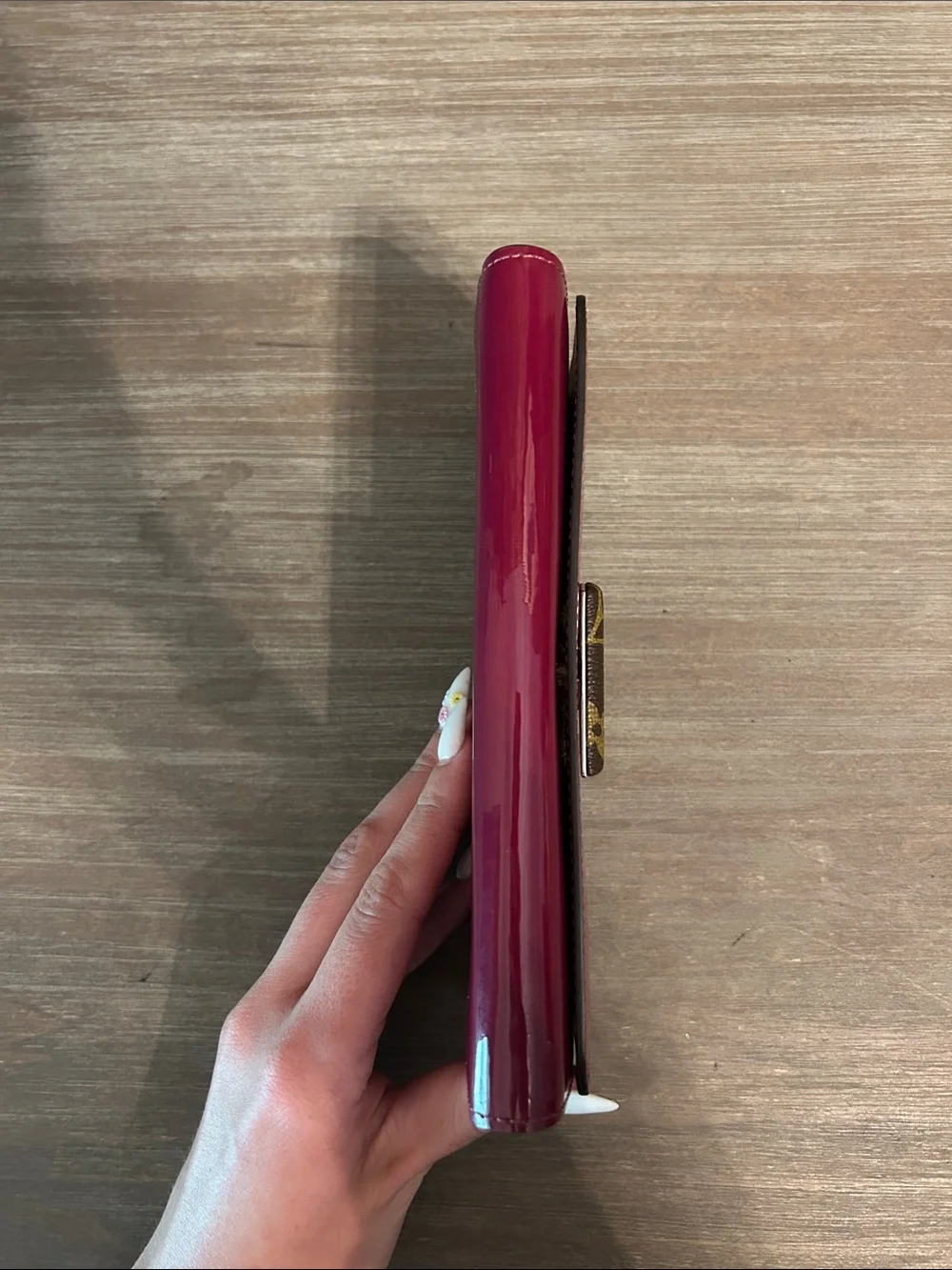 Louis Vuitton Vernis Patent Leather Twist Wallet